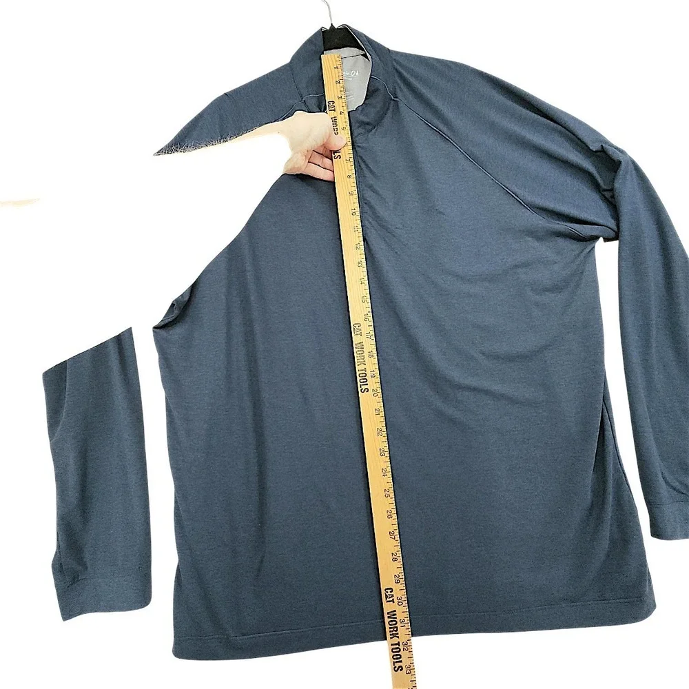 Johnnie O 1/4 Zip Pullover XL Men Blue Freeborne Performance Activewear Preppy